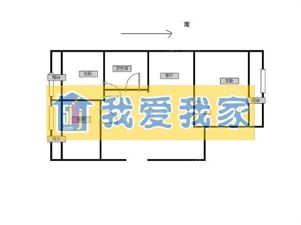 太原我爱我家南内环阳光小区步梯两居室