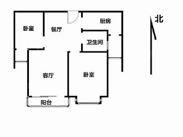 南京我爱我家热河南路 · 世茂外滩新城 · 2室 · 1厅