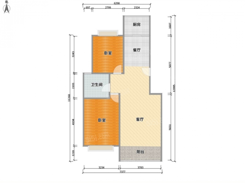 太原我爱我家新上 城南都市嘉园南北通透2居