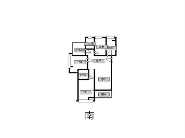 苏州我爱我家通安 · 中铁诺德誉园 · 4室 · 2厅户型通透，采光好，