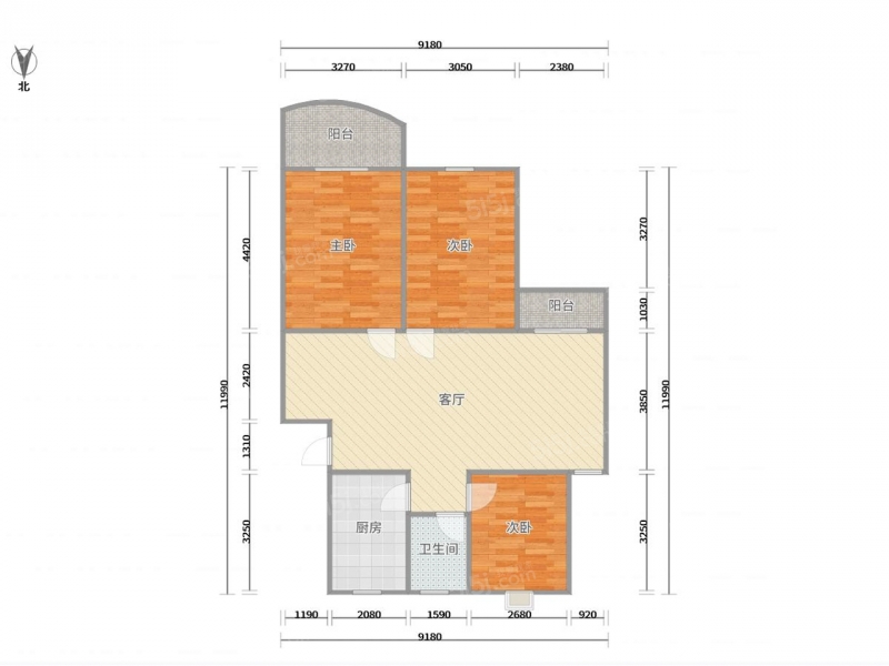 无锡我爱我家河埒 · 隐秀苑  精装三房 自住精装修 保养得当 采光充足