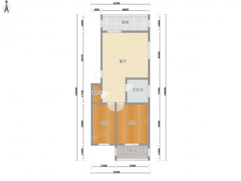 太原我爱我家双塔南路双语宿舍 · 3室 · 2厅
公盘