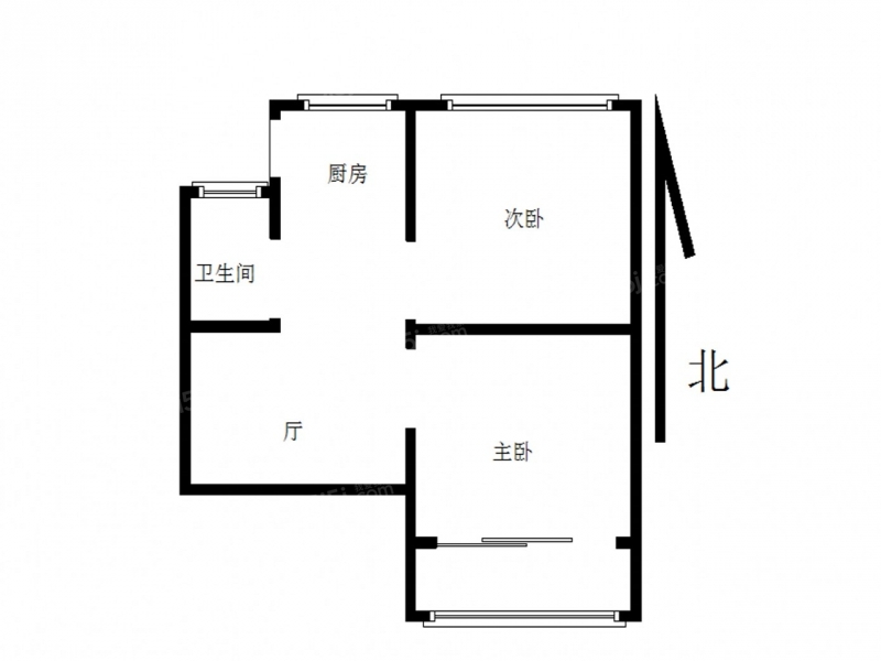 新街口 · 杨公井1号 · 2室 · 1厅