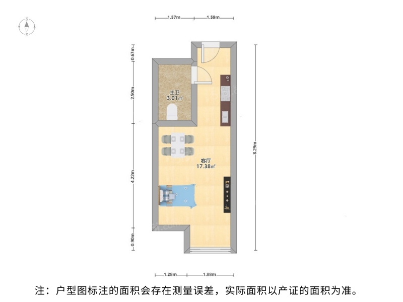 苏州我爱我家万达晶座，装修保养好，楼层好，采光视线好，看房方便。