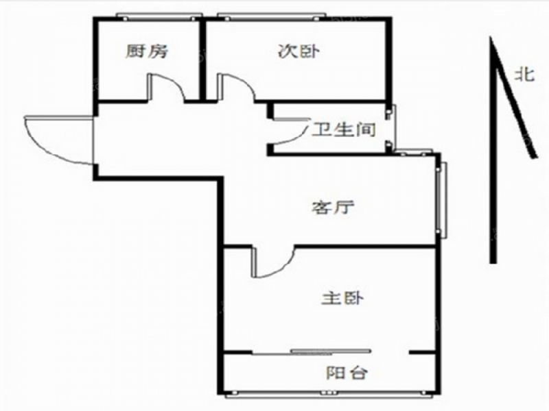 南京我爱我家尧化门 · 尧辰景园 · 2室 · 1厅