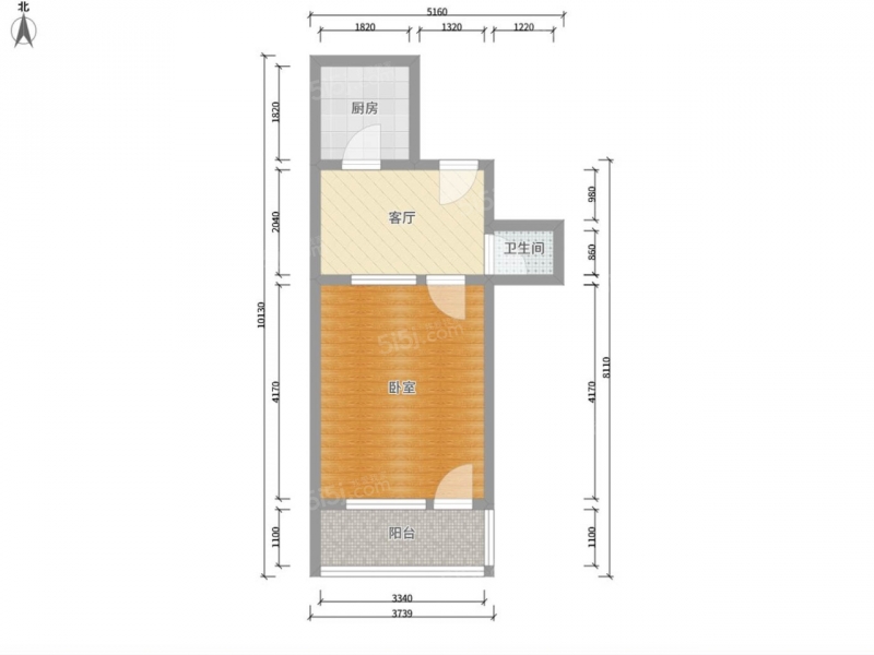 太原我爱我家迎泽朝阳街朝阳街市建一公司宿舍1室1厅