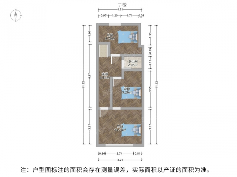 苏州我爱我家飞凡第五街，复式公寓，5.2米挑高，民用水电，有天然气