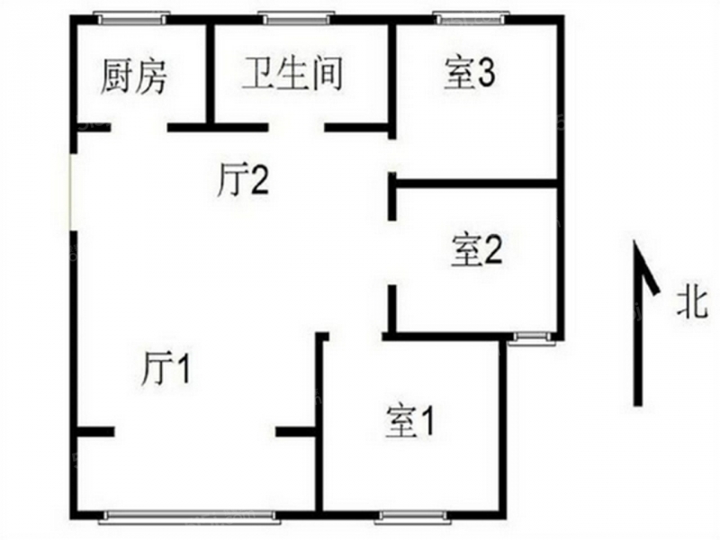 板桥 · 新林芳庭 · 3室 · 2厅