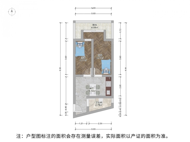 碧波街29号70年住宅电梯洋房小户型，位置好人气旺看房可约