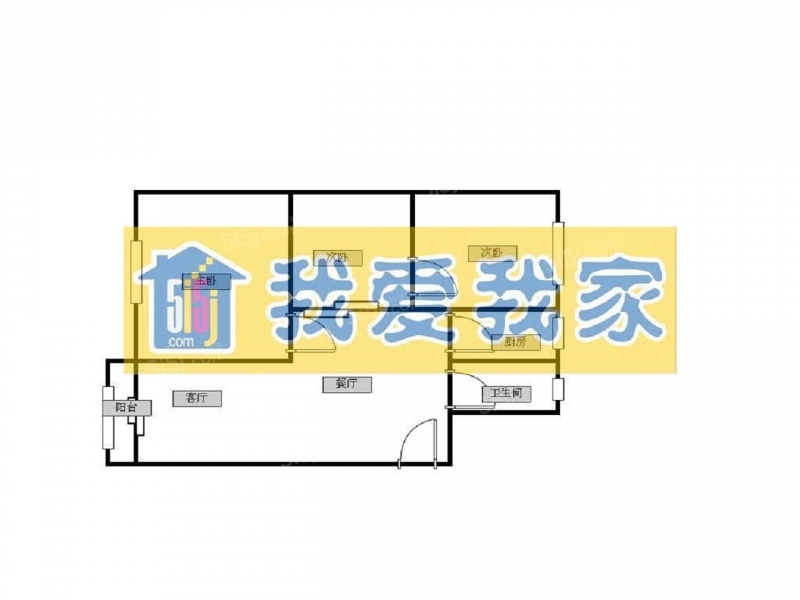 无锡我爱我家崇安区  精装修洋房五楼  全天无遮挡洋房社区  市中心位置