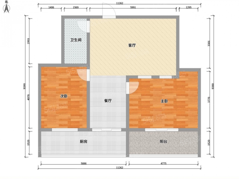 奥林花园·亲贤街三洋小区·0室·2厅