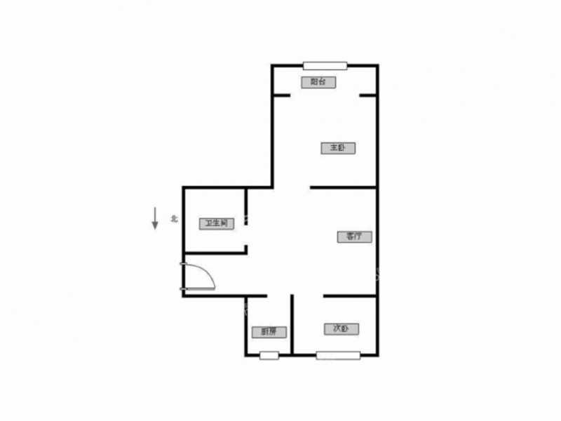 整租 · 大华 · 大华二村三街坊 · 2室1厅