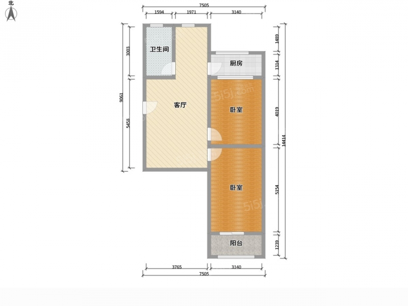 太原我爱我家南三巷太化新光小区 · 2室