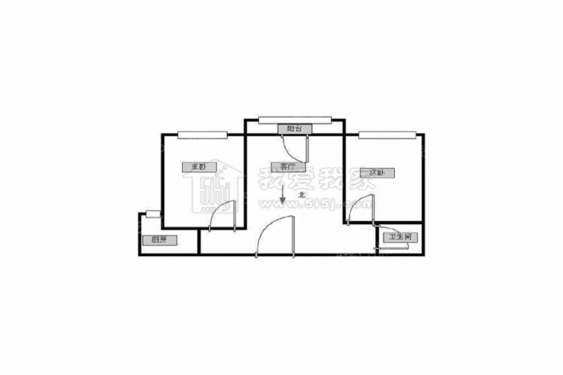 整租·工农村·裕川家园·2室·1厅