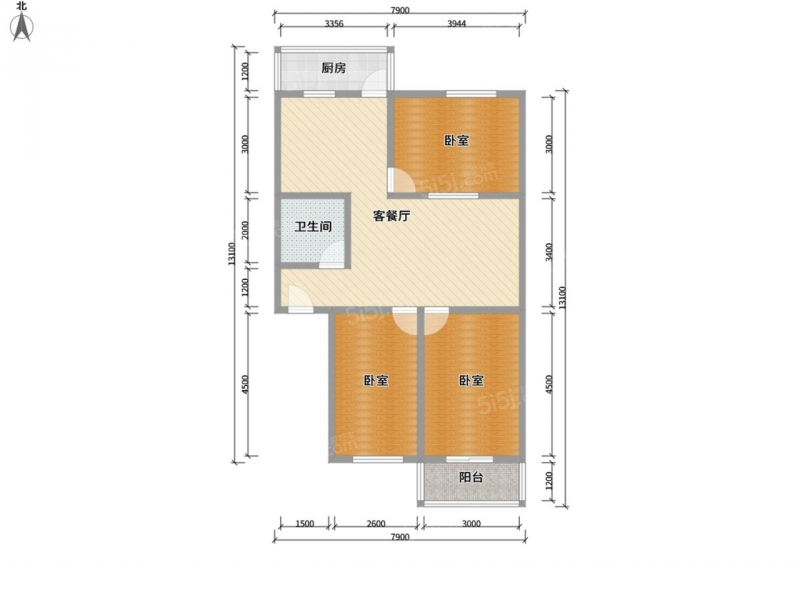 太原我爱我家长风街文华苑D区 好楼层 户型方正 南北通透