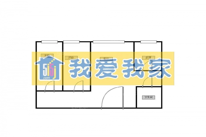 整租·新港街道·紫云华庭·2室·1厅