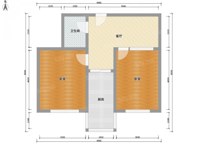 太原我爱我家双塔东街 省人民医院 大红本朝南两居室 停车方便