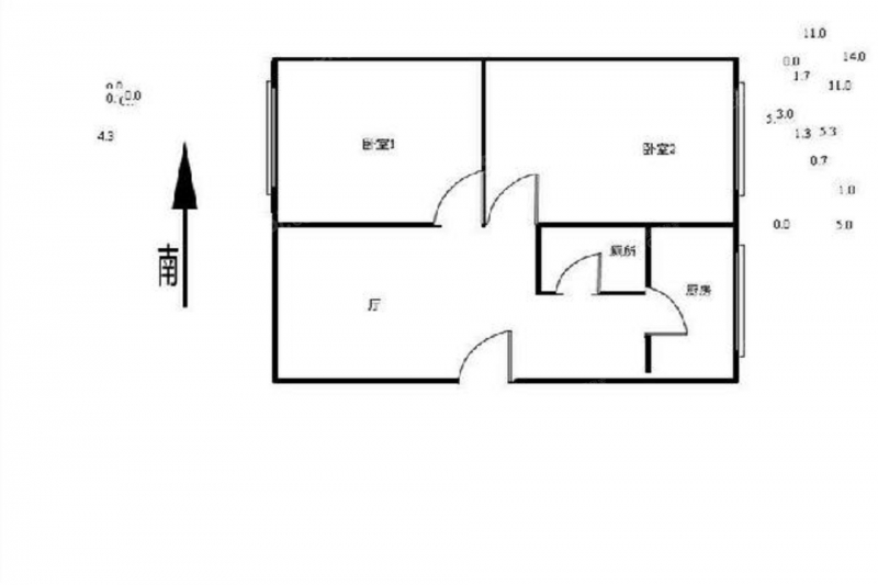 河东区大王庄街荣芳里2室1厅，交通便利