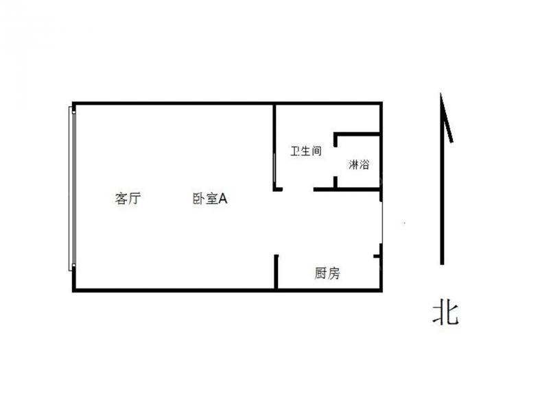 南京我爱我家玄武门 · 锦盈大厦 · 1室 · 1厅