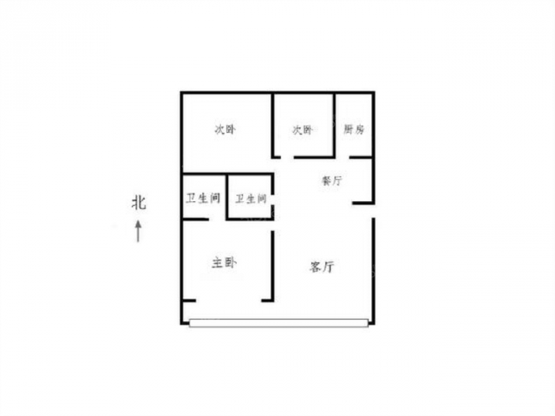 南京我爱我家凤凰西街 · 牡丹里 · 3室 · 2厅