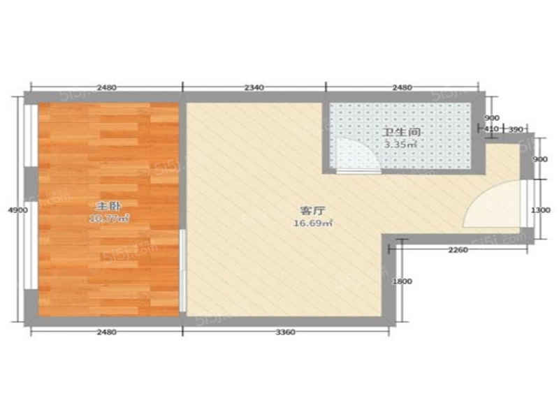 太原我爱我家小店富士康鸿洋小区1室1厅