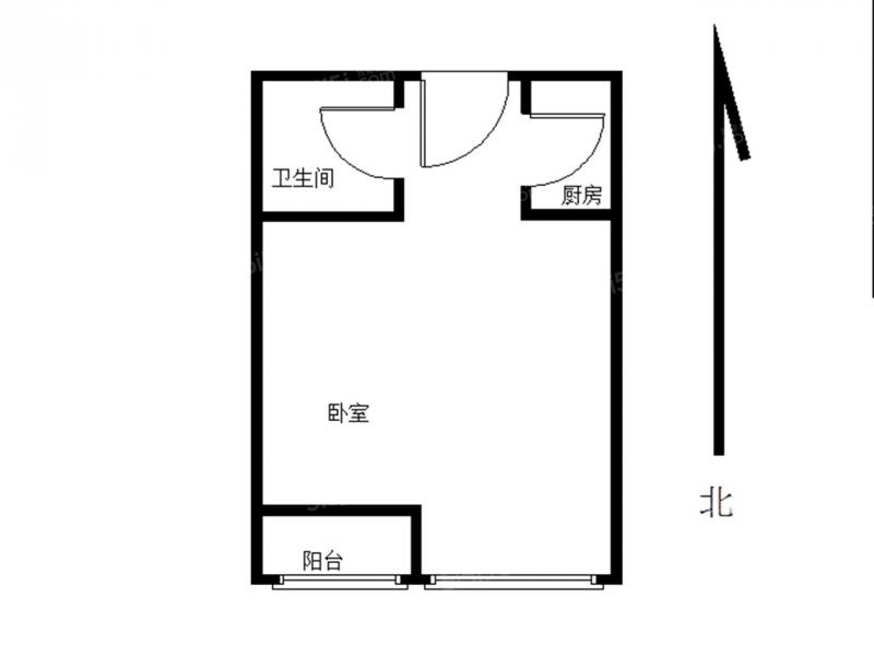 南京我爱我家仙鹤门 · 苏宁紫金嘉悦 · 1室 · 1厅