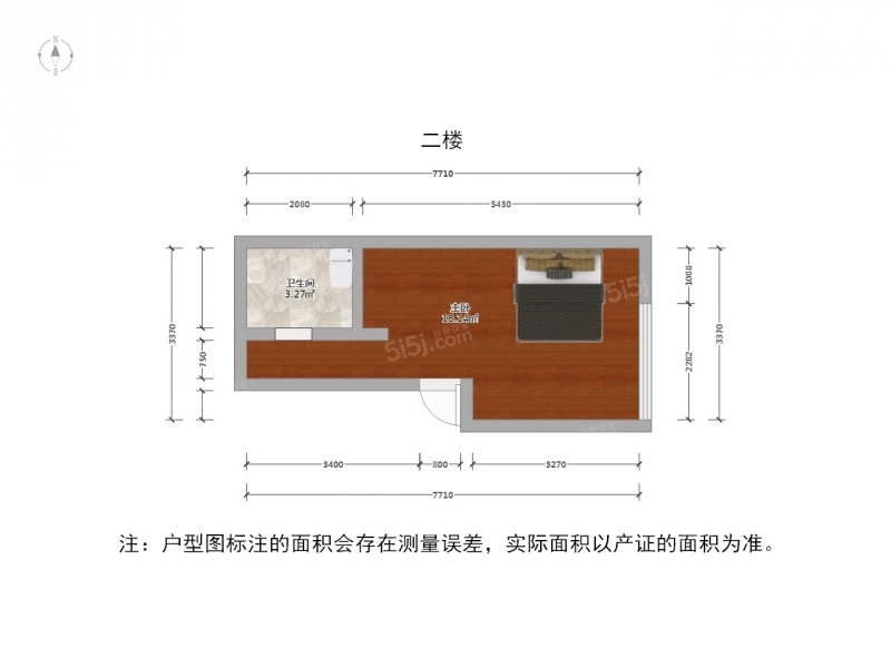 苏州我爱我家高新(虎丘)横塘星悦湾商务广场1室1厅