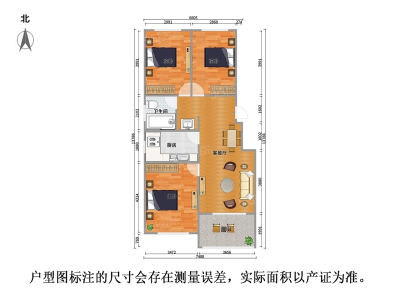 无锡我爱我家太湖新城 · 万科新酩悦 · 3室 · 2厅